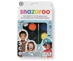 Snazaroo – Veido dažų rinkinys 10 dalių ir idėjų knyga (791002)