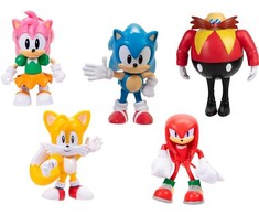 Jakks Pacific „Sonic“ – 2,5 colio figūrų 5 paketas (414524)