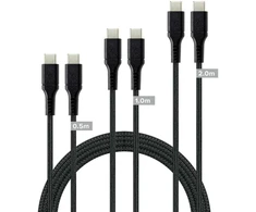 Speedlink – USB-C į USB-C kabelių rinkinys, juodas