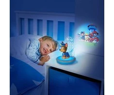 Spin Master Paw Patrol - Chase Kids stebuklinga naktinė lemputė prie lovos, žibintuvėlis ir projektorius - (10043)
