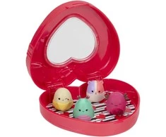 Squishalongs „Squish-a-longs“ meilės žaisliukų rinkinys, 4 vnt. – 2 stilius