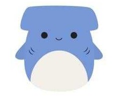 Squishmallows Minkšti saldainiai - 30 cm P23 Nitro kūjagalvis ryklys - (237688)