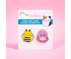 „Squishmallows“ – 2 ženkliukai „Sunny &amp; Auggie“ – ryškios