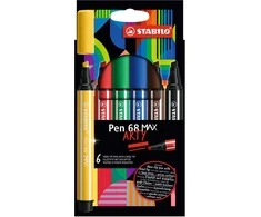 Stabilo - Pen 68 MAX Arty (6 vnt.) (204091)