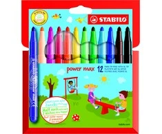 Stabilo – „Power Max“ rašikliai (12 vnt) (208593)