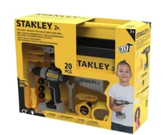 Stanley Jr. - Mega Kids Toolbox &amp; Toy Tool Set with power drill (SRP024-SY)