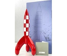 Statula - Mėnulio raketa Tintin (30 CM)