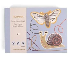 Filibabba Filibaba – Išmokite susiūti rinkinį – Miško draugai – (FI-03327)