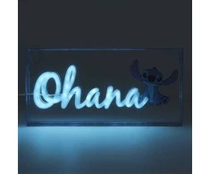 Paladone Stitch Siuvinėti Ohana LED neoninę šviesą