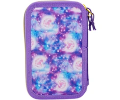 Stor - Unicorn Academy - Filled double pencil case - 19.5 x 12.5 x 5 cm