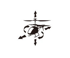 Syma - REVOLT S100 Mini Helicopter Mėlyna - (51402)