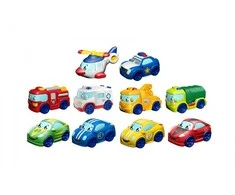 Tiny Teamsterz - 3 vnt. pakuotė - minkšta transporto priemonė