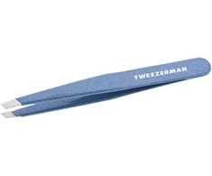 Tweezerman - Pasviręs pincetas, granito spalvos, dangaus spalvos