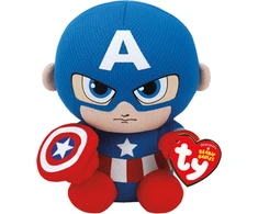 Mattel TY pliušinis – Beanie Boos – Kapitonas Amerika (įprastas) (TY41189)