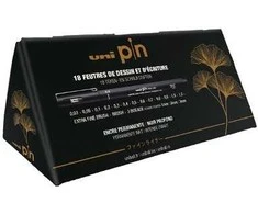 Uni - The Full Juodas Boc - Fineliner (18 vnt) (401229)