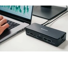 Verbatim – 15 prievadų USB-C Pro prijungimo stotis su SSD lizdu CDS-15S