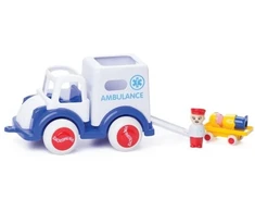„Viking Toys“ – greitosios pagalbos automobilis „Jumbo“ su 2 žmonėmis + 1 neštuvais (130005)