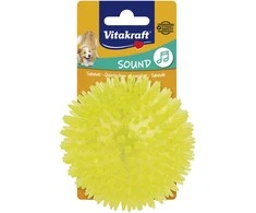 Vitakraft - Ežiuko kamuoliukas TPR žaislas šunų asilui. spalvos - (35187)