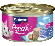 Vitakraft - Poesie Mousse, lašiša - 85gr