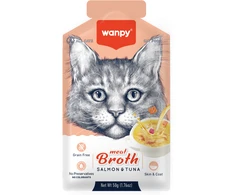 wanpy - Wanpy kačių mėsos sultinys su tunu ir lašiša 50g - 50g