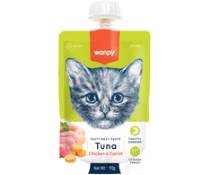 wanpy - Wanpy skanus kačių mėsos paštetas - tunas su vištiena ir morkomis 90g - 90g