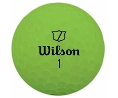 Wilson – DUO minkštas golfo kamuolys – žalias – 12 kamuolių
