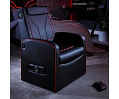 „X-Rocker“ – „Shift Luxe Junior 2.1“ žaidimų kėdė su stovu ir daiktadėže