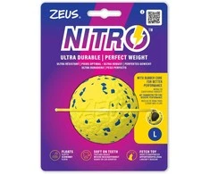 Zeus Nitro - Weighted Ball - Geltona and Mėlyna - Large, Ø7.6cm
