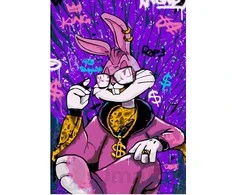 Omaart Bugs Bunny 50x35