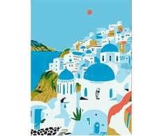 Omaart Kerintis Santorinis: Egėjo jūros pakrantė