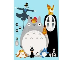 Omaart Hayao Miyazaki personažai