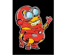 Omaart Geležinis Minionas: Herojiškų Spalvų Tapyba Pagal Numerius Rinkinys