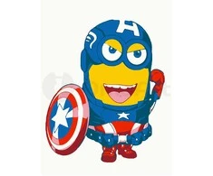 Omaart Minionas Kapitonas Amerika