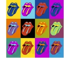 Omaart Rolling Stones Pop Art
