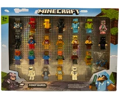 Minecraft Stiliaus Figūrėlės konstruktoriams My World , 24 vnt.