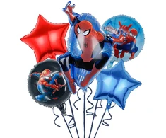 Folinių Balionų Rinkinys Žmogus Voras 5 vnt Spider Man ( AYD230510-4 )