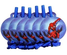 Gimtadienio švilpukai Žmogus voras ( Spiderman ), 6 vnt.