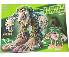 Konstruktorius Brainrots stiliaus 269 dėtalių ( brr brr patapim )