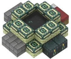 Minecraft magnetinis blokelių / kaladėlių rinkinys - Portalas - 32 vnt