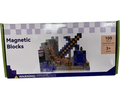 Minecraft magnetinis blokelių rinkinys - 100 vnt