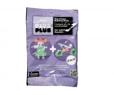 Plus Plus konstruktorius Mini pastelinės - violetinė kišenpinigių pakuotė 2in1
