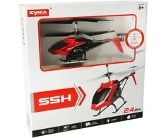 SYMA S5H 2.4GHz RTF RC sraigtasparnis raudonos spalvos