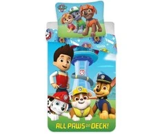 Vaikiškas patalynės komplektas Paw Patrol, 100x135, 2 dalių