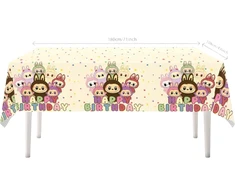 Vienkartinė Staltiesė Labubu Stiliaus 1 vnt 108x180 cm