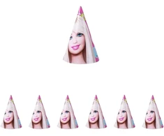 Vienkartinės kepuraitės Barbie, 10 vnt.