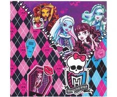 Vienkartinės popierinės servetėlės Monster High, 20 vnt.