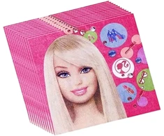 Vienkartinės servetėlės Barbie, 20 vnt.