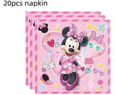 Vienkartinės servetėlės Minnie Mouse, 20 vnt.