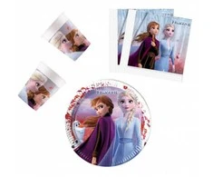 Disney Frozen Vienkartinių Indų Rinkinys Frozen, 36 vnt.