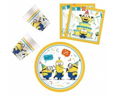 Vienkartinių indų rinkinys Minions ( Bjaurusis Aš ) , 36 vnt